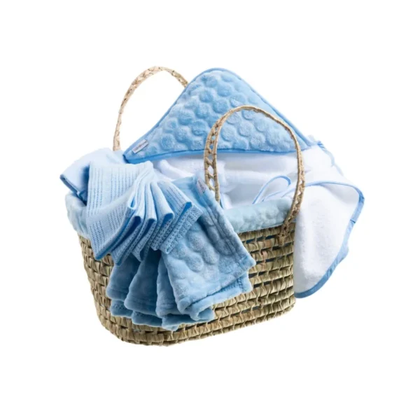 Clair De Lune Marshmallow My First Moses Gift Set-Blue