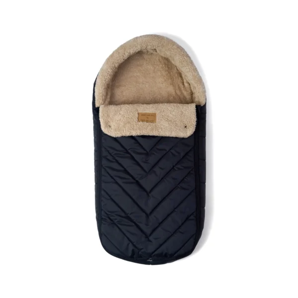 clair de lune snug footmuff black