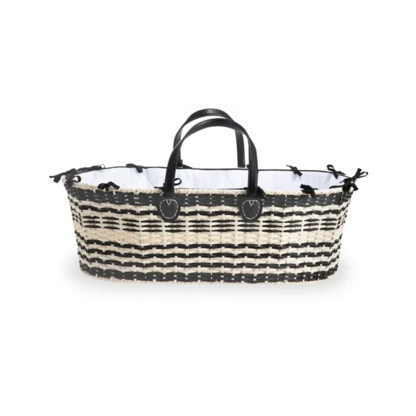 Clair De Lune Sustainable Moses Basket - Black