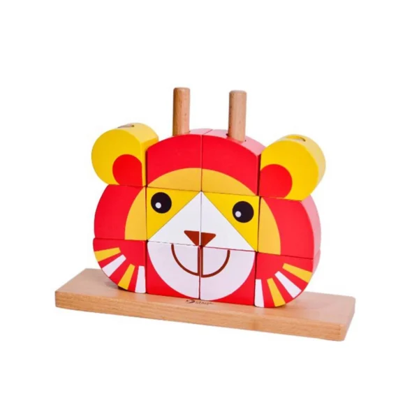 classic world lion blocks set