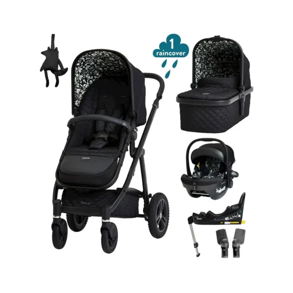 Cosatto Wow 2 Car Seat and i-Size Base Bundle - Silhouette