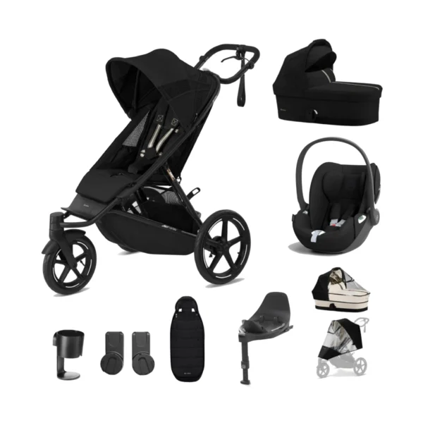 Cybex Avi Spin Luxury Cloud T Bundle - Moon Black/Black