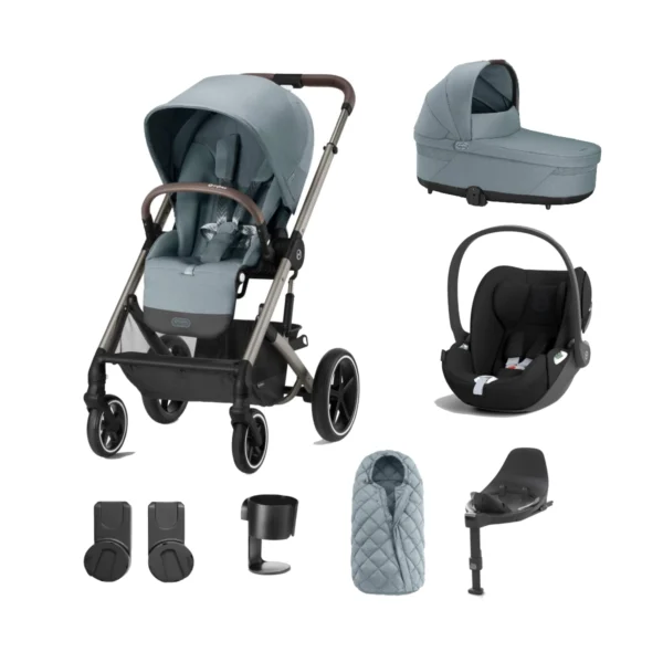 Cybex Balios S Lux Cloud T Luxury Bundle - Sky Blue/Taupe