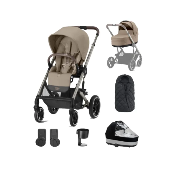 cybex balios s lux essential bundle almond beigetaupe