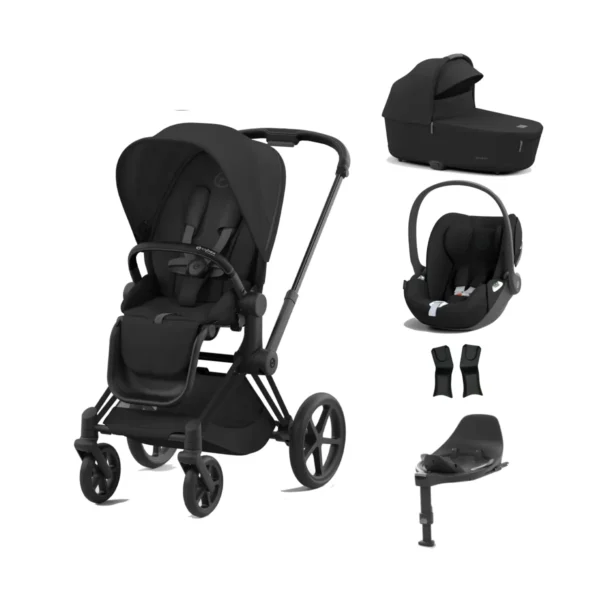 Cybex Priam Cloud T i-Size Bundles - Matt Black/Sepia Black