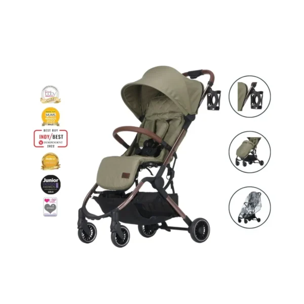 didofy aster 2 compact travel stroller olive