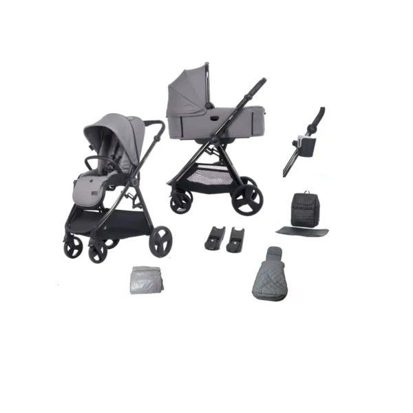 Didofy Stargazer 2in1 Pram System With Folding Carrycot - Grey