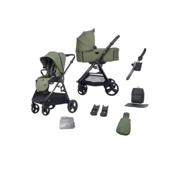 Didofy Stargazer 2in1 Pram System With Folding Carrycot - Olive