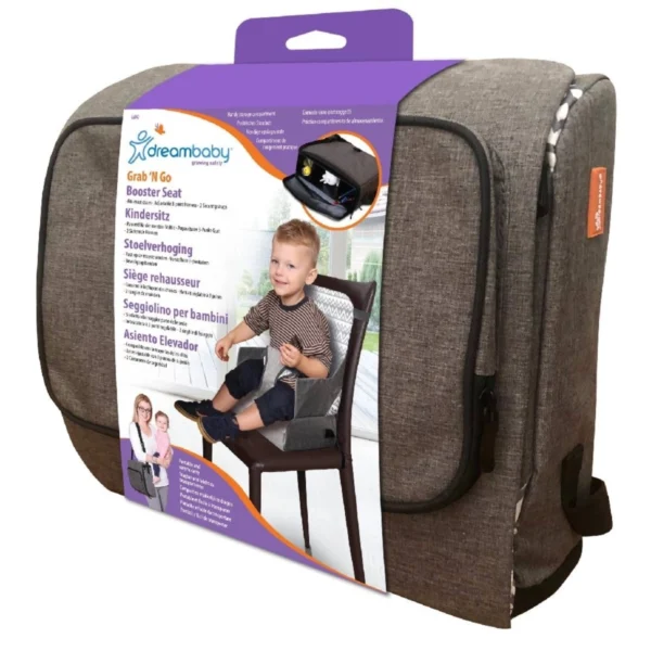 dreambaby home booster seat which converts to carry bag