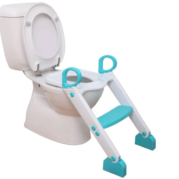 dreambaby step up toilet trainer aqua white