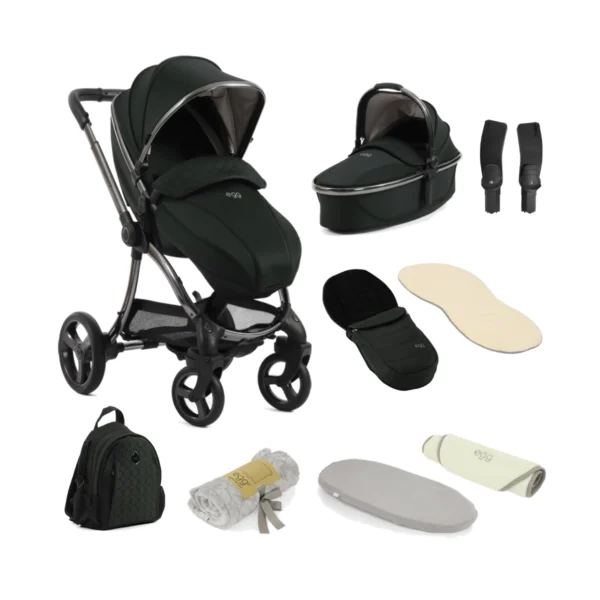 egg® 3 9 Piece Snuggle Bundle - Black Olive - (Britax ISIZE Bundle Upgrade)