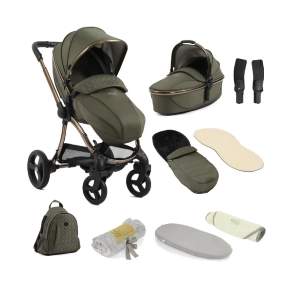 egg® 3 9 Piece Snuggle Bundle - Hunter Green - (Britax ISIZE Bundle Upgrade)