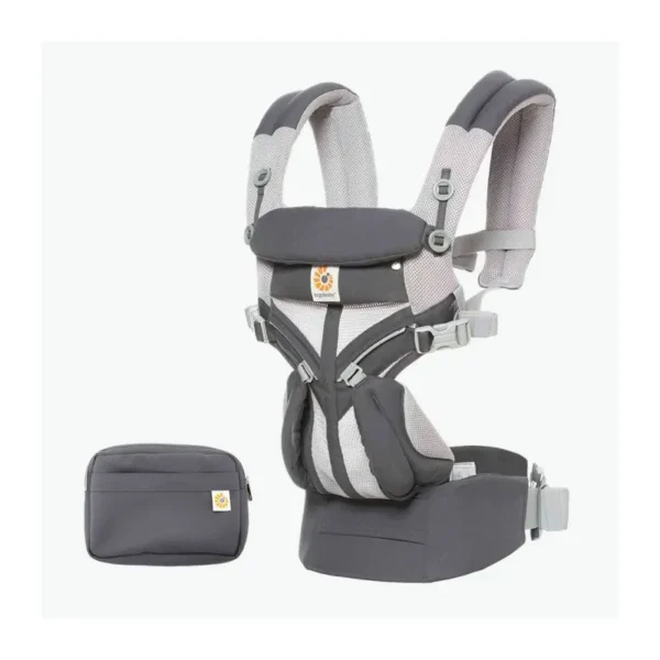 ergobaby omni 360 cool air mesh baby carrier carbon grey