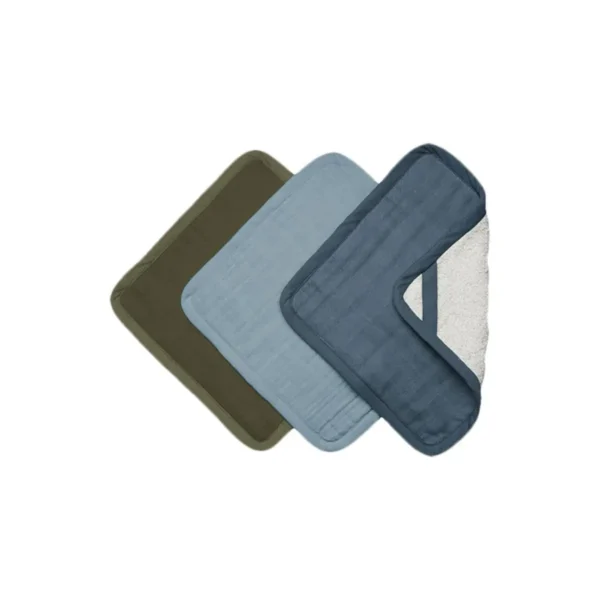 Fabelab 3 Pack Washcloths-Coastal