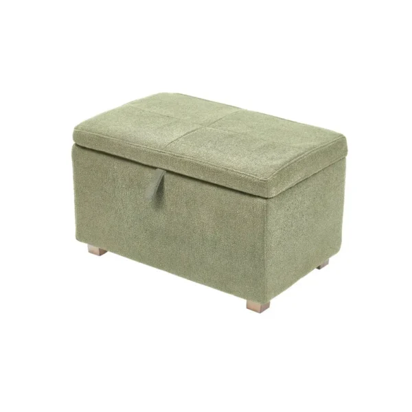 Gaia Serena Footstool - Sage Boucle/Oak