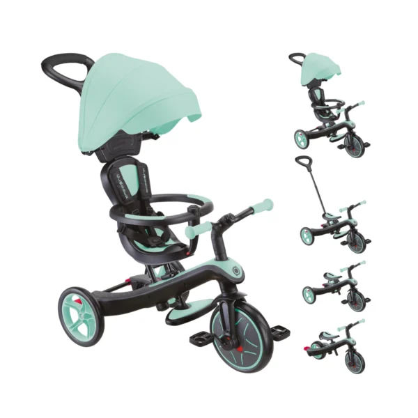 Globber Explorer Trike 4in1 - Mint