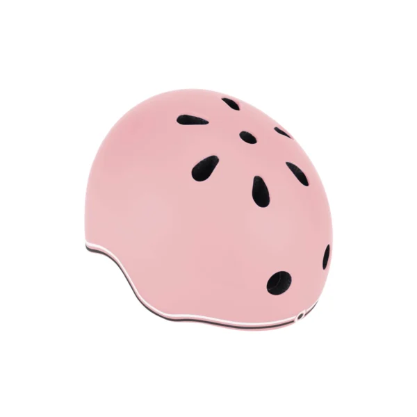 globber helmet go up lights xxsxs 45 51cm pastel pink