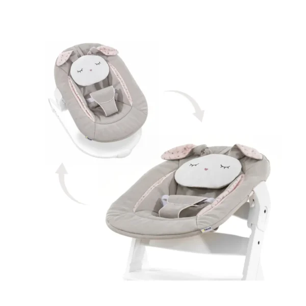 Hauck Powder Bunny Alpha 2in1 Bouncer - Beige Bloom