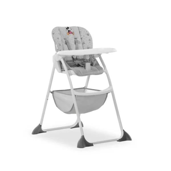 hauck sit n fold micky mouse highchair grey