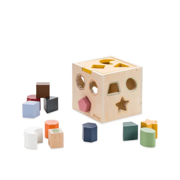 hauck sort n tidy wooden sorting cube multi