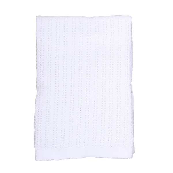 Hippychick Cellular Baby Blanket-Pure White