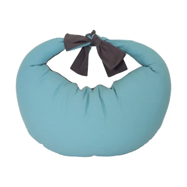 hippychick feeding pillow charcoal and reef blue