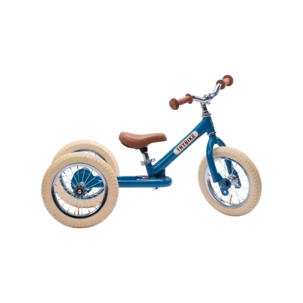 Trybike 2in1 Steel Balance Trike Bike-Vintage Blue