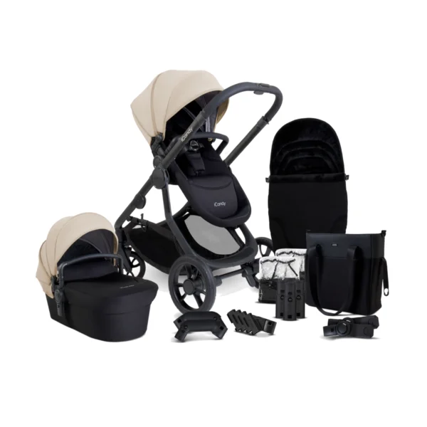 iCandy Orange 4 Pushchair Bundle - Latte/Black