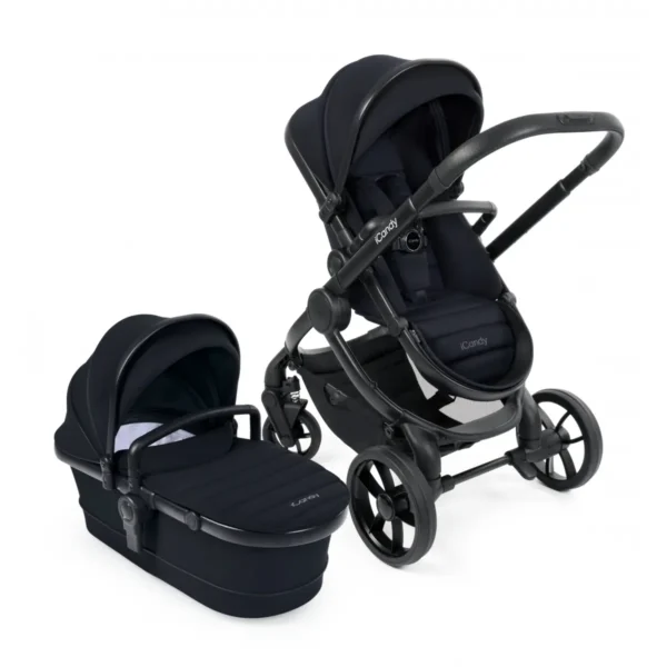 icandy peach 7 2in1 combo pushchair bundle black edition