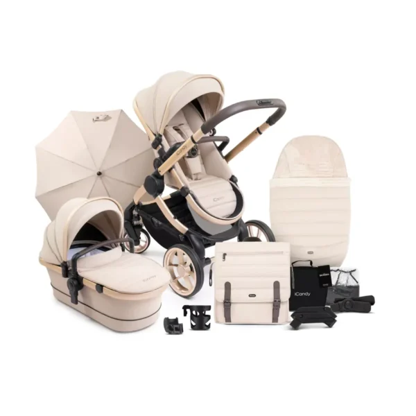 iCandy Peach 7 Pushchair Complete Bundle - Biscotti