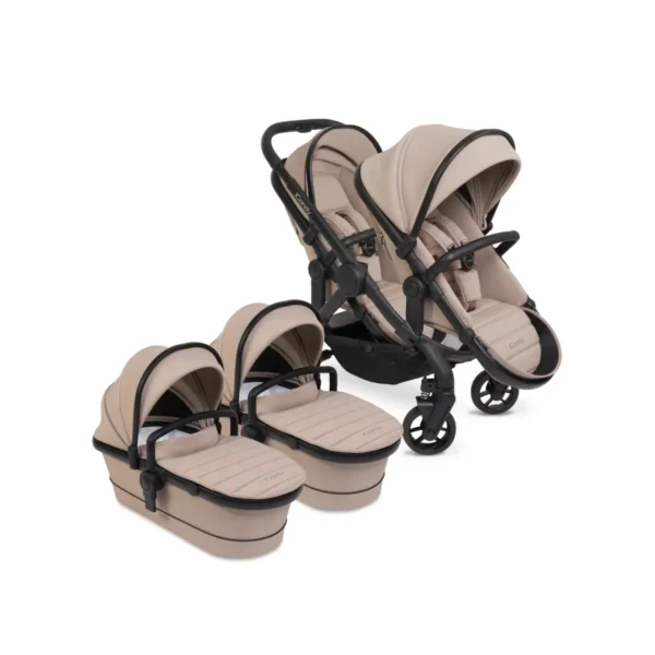 iCandy Peach 7 Twin Pushchair Bundle - Cookie