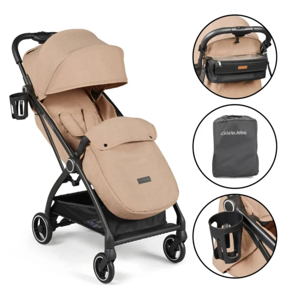 ickle bubba aries prime autofold stroller biscuit