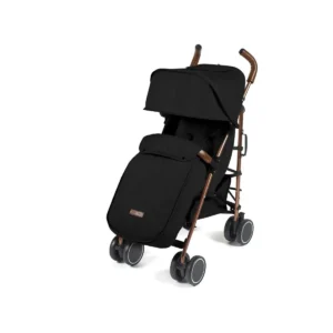 Ickle Bubba Discovery MAX Rose Gold Chassis Pushchair-Black