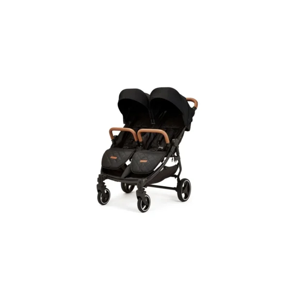 Ickle Bubba Venus Double Stroller-Black