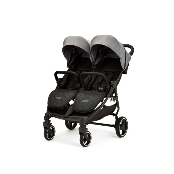 Ickle Bubba Venus Double Stroller-Space Grey