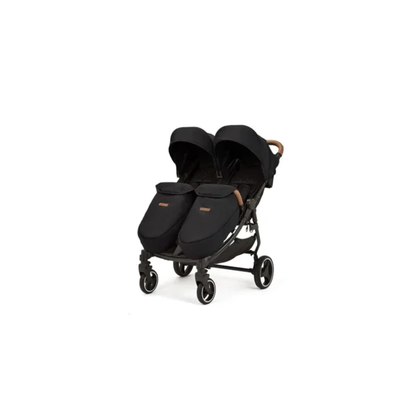 Ickle Bubba Venus Max Double Stroller - Black