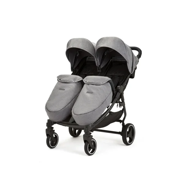 Ickle Bubba Venus Max Double Stroller - Space Grey