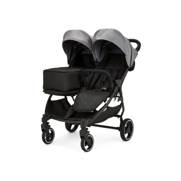 Ickle Bubba Venus Prime Double Stroller-Space Grey