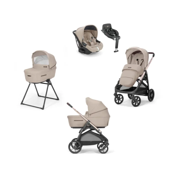 Inglesina Aptica Travel System with Darwin Car Seat - Pashmina Beige