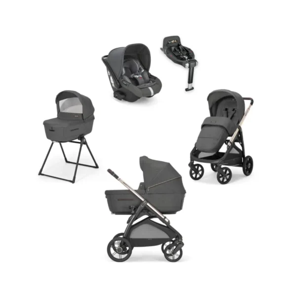 Inglesina Aptica Travel System with Darwin Car Seat - Velvet Grey