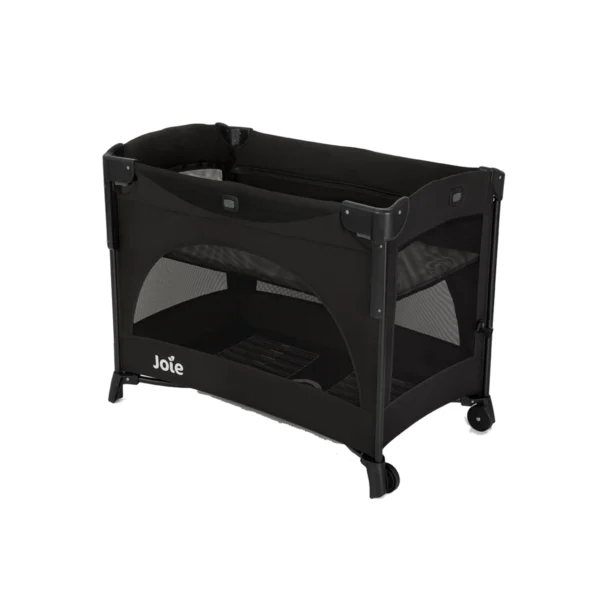 joie kubbie sleep bedside travel cot shale