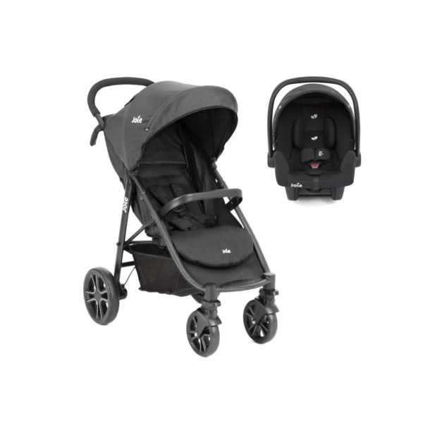 Joie Litetrax E 3in1 Travel System Bundle - Coal