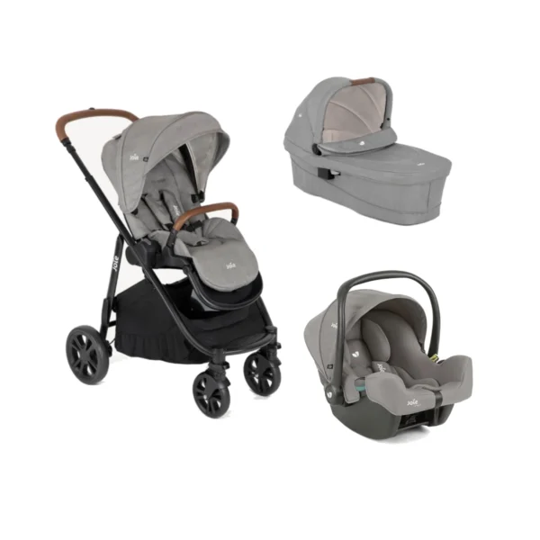 Joie Versatrax 3in1 (I-Snug 2) Travel System Bundle - Pebble