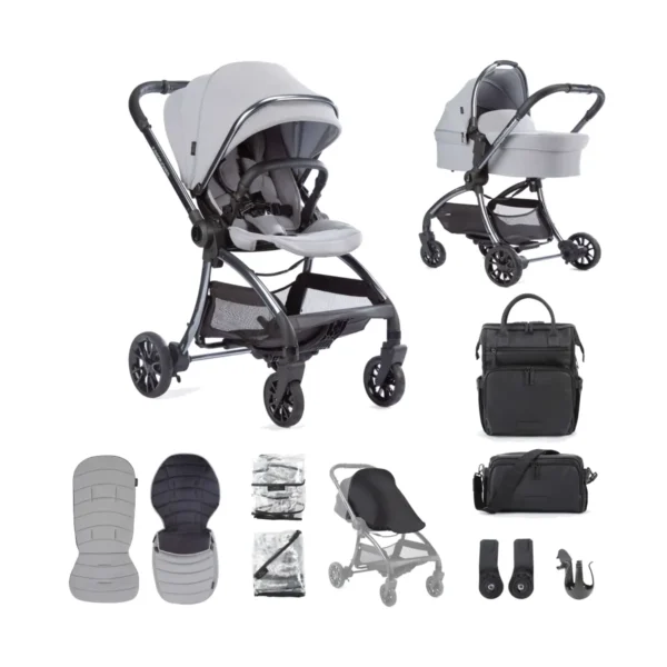 Junior Jones Aylo Luxury Bundle - Pebble Grey/Gunmetal