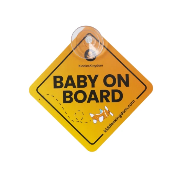 Kiddies Kingdom Baby On Board Sign - Plane