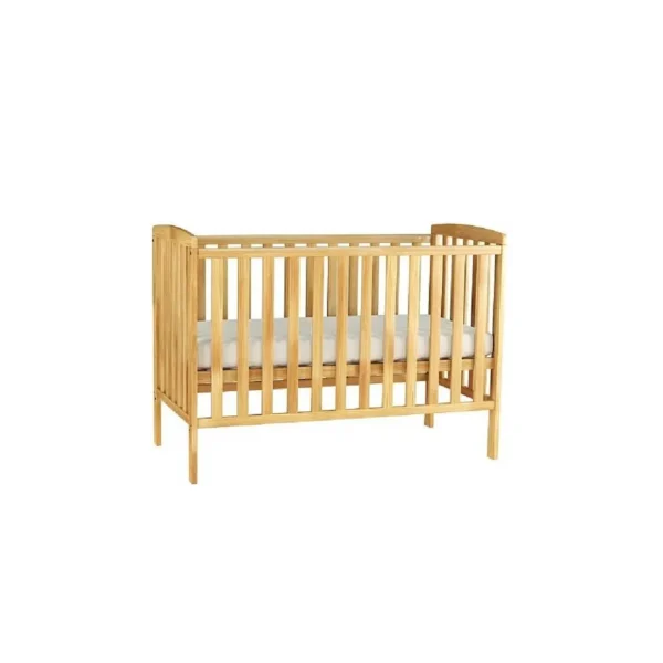 kiddies kingdom devon baby cot 120x60 natural