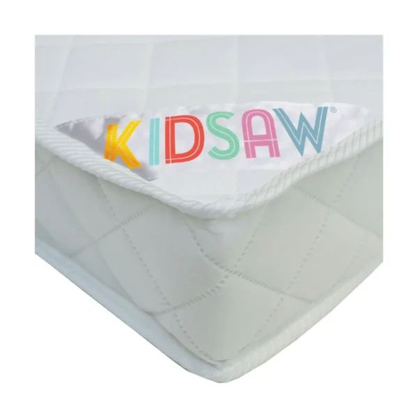 kidsaw deluxe sprung junior toddler mattress white