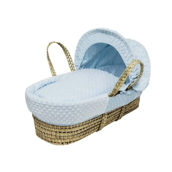 Kinder Valley Dimple Palm Moses Basket - Blue