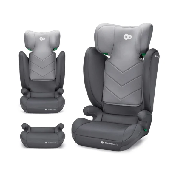 Kinderkraft I-Spark Group 2/3 R129 i-Size Car Seat - Grey