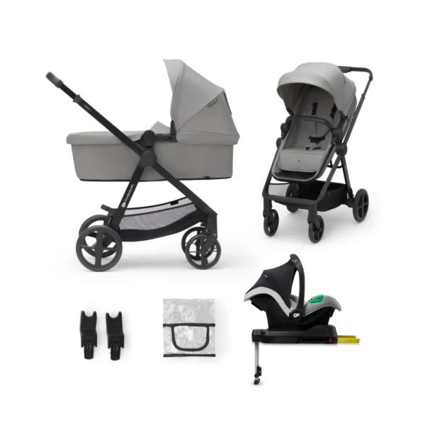 Kinderkraft Newly 4in1 Travel System - Grey